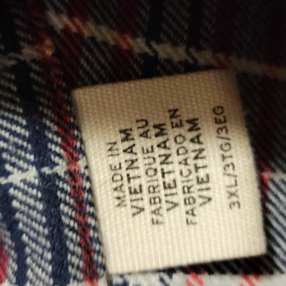 LEVI'S NFL LONG SLEEVE PLAID SHIRT ๐ SIZE 3XL - Picture 5 of 16